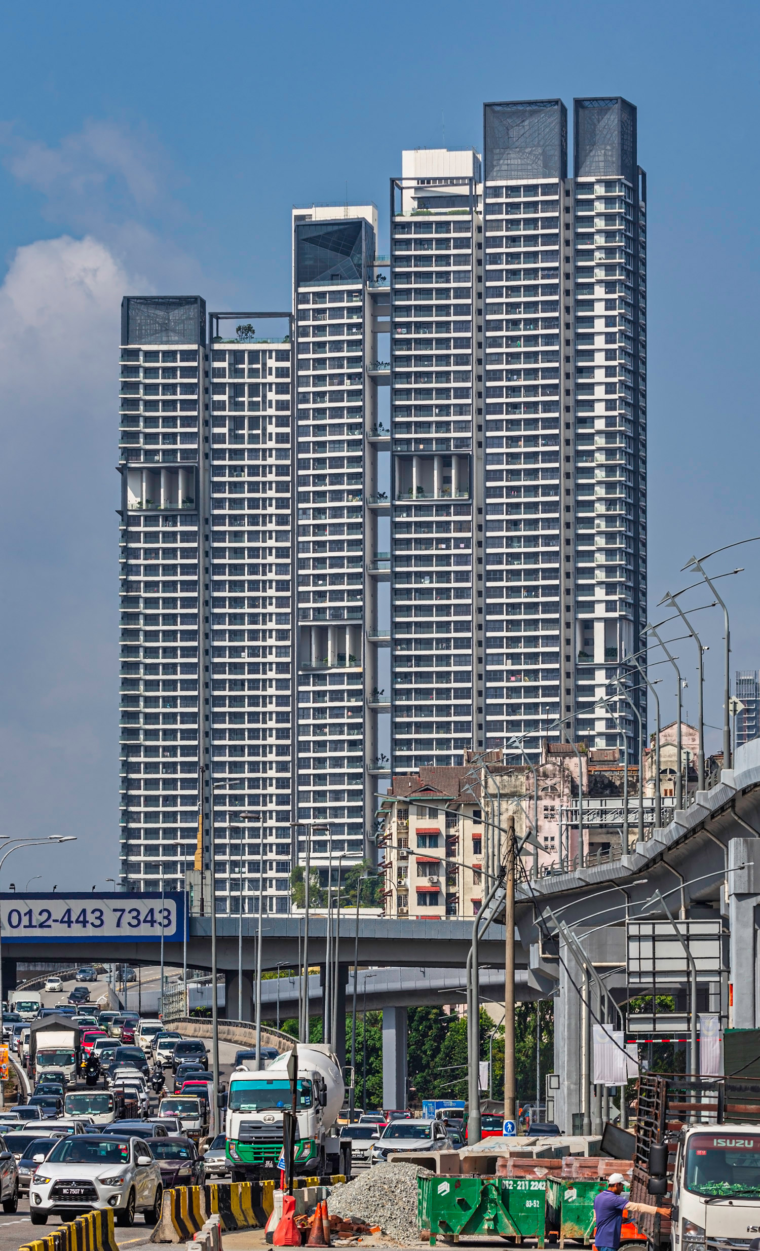 Continew Residences, Kuala Lumpur - View from the north. © Mathias Beinling